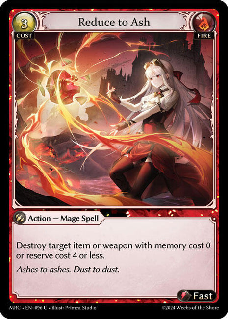 Reduce to Ash [MRC - 096]