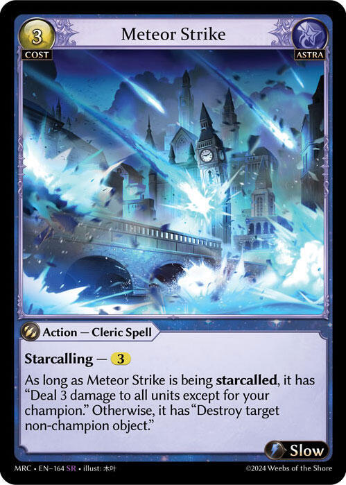 Meteor Strike - Mercurial Heart (MRC)