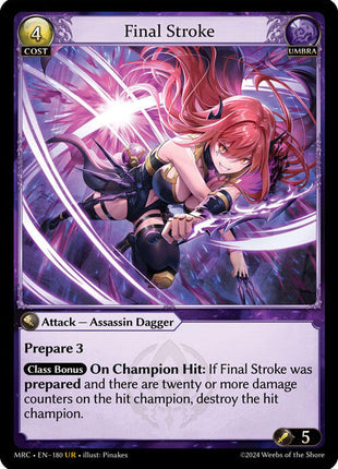 Final Stroke [MRC - 180]
