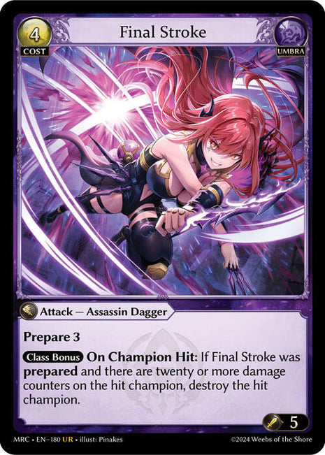 Final Stroke [MRC - 180]
