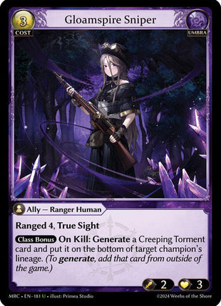 Gloamspire Sniper [MRC - 181]