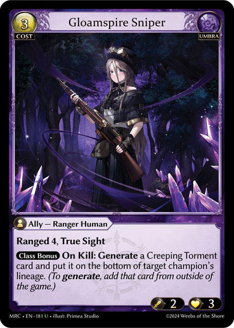 Gloamspire Sniper [MRC - 181]