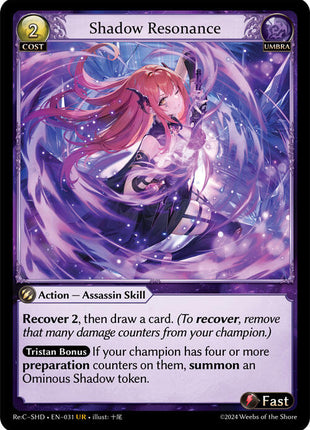 Shadow Resonance