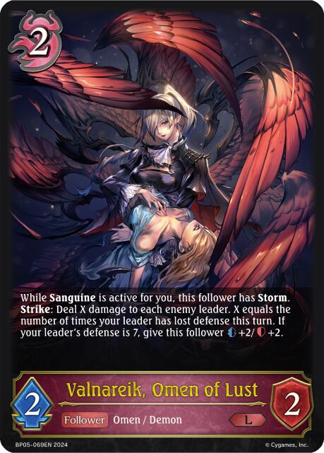 Valnareik, Omen of Lust [BP05 - BP05-069EN]