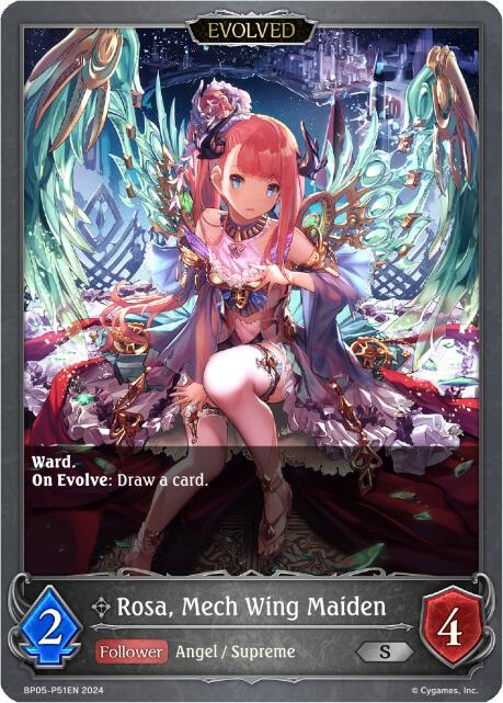 Rosa, Mech Wing Maiden (Evolved) (Foil) [BP05 - BP05-P51EN]