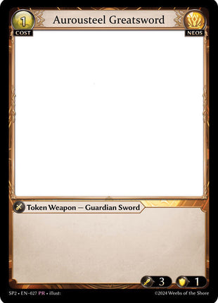 Aurousteel Greatsword [SP2 - 027]