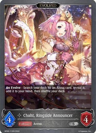 Chaht, Ringside Announcer (Evolved) [BP06 - BP06-111EN]
