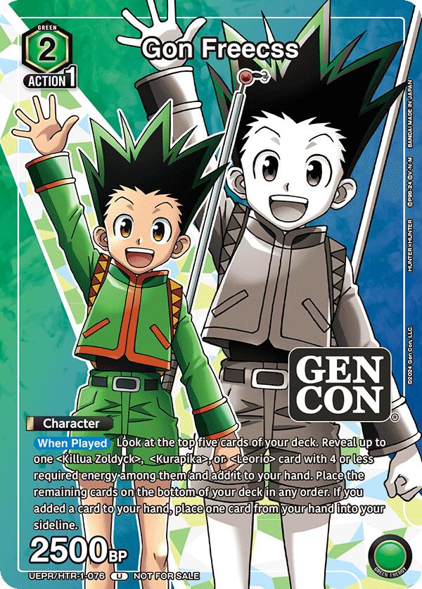 Gon Freecss (Gen Con 2024 Promo) [UEPR - UEPR/HTR-1-076]