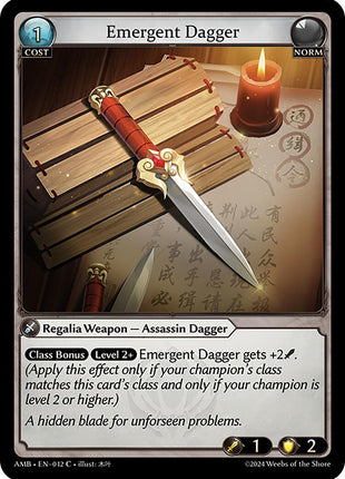 Emergent Dagger [AMB1E - 012]