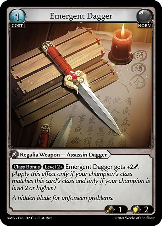 Emergent Dagger - Mortal Ambition (AMB1E)