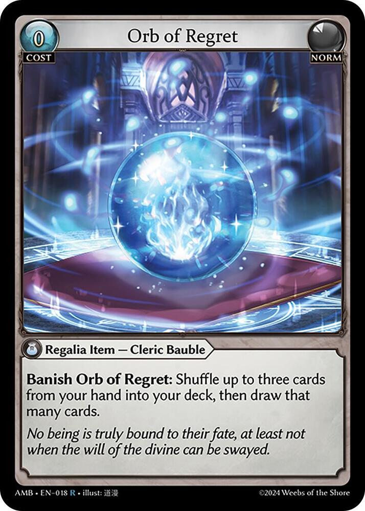 Orb of Regret - Mortal Ambition (AMB1E)