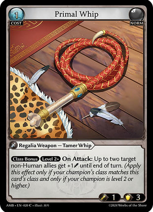 Primal Whip [AMB1E - 020]