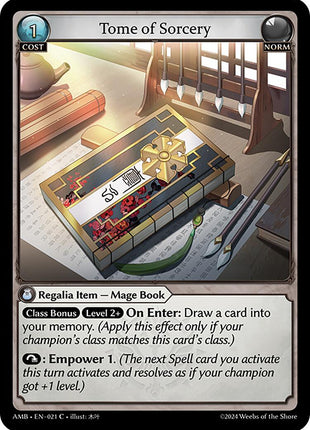 Tome of Sorcery [AMB1E - 021]