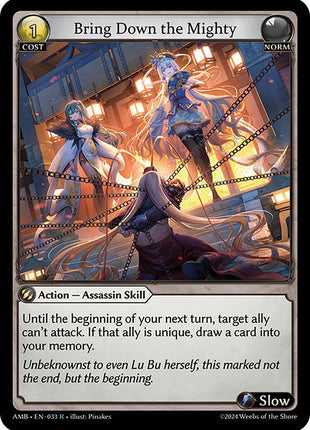 Bring Down the Mighty