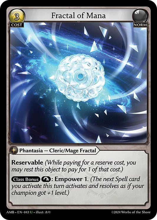 (FOIL) Fractal of Mana - Mortal Ambition (AMB1E)