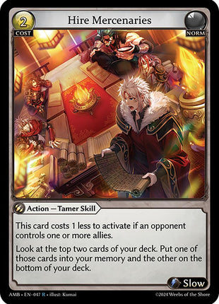 Hire Mercenaries [AMB1E - 047]
