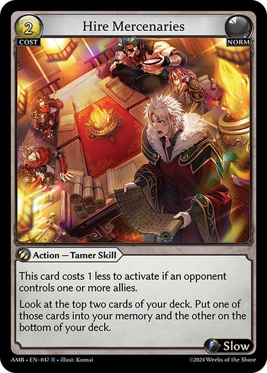Hire Mercenaries - Mortal Ambition (AMB1E)