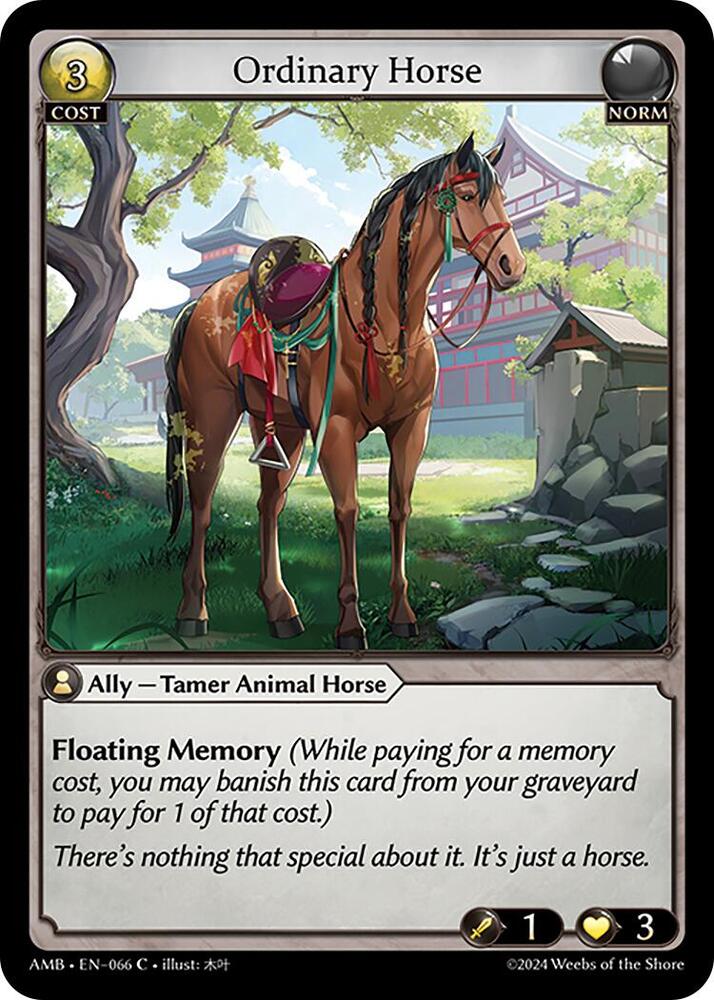 Ordinary Horse - Mortal Ambition (AMB1E)