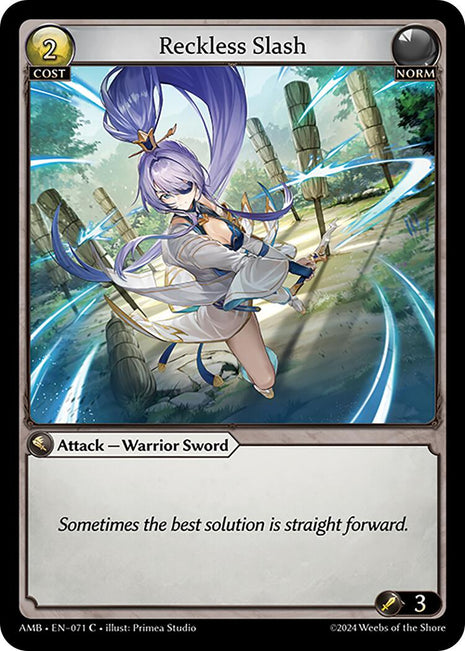 Reckless Slash [AMB1E - 071]