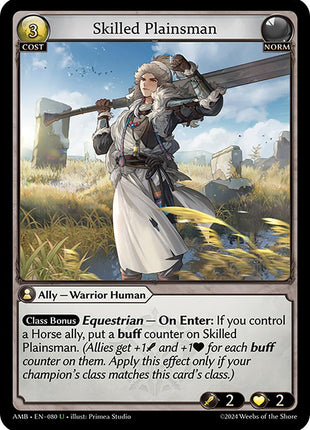 Skilled Plainsman [AMB1E - 080]
