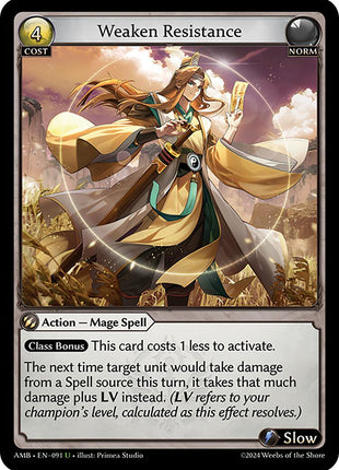 Weaken Resistance [AMB1E - 091]