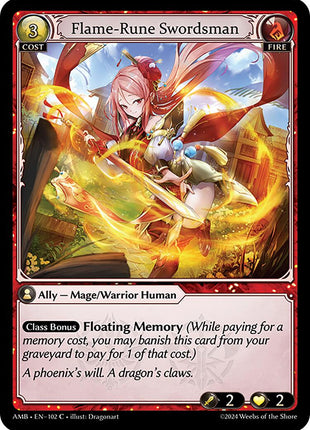 Flame-Rune Swordsman [AMB1E - 102]