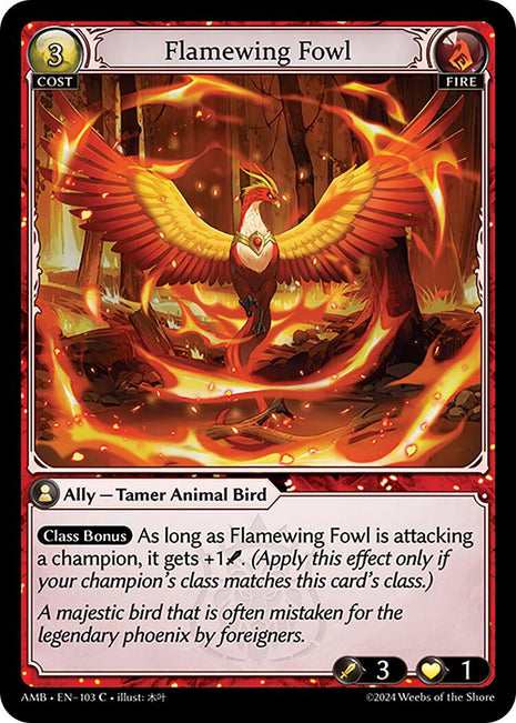 Flamewing Fowl [AMB1E - 103]