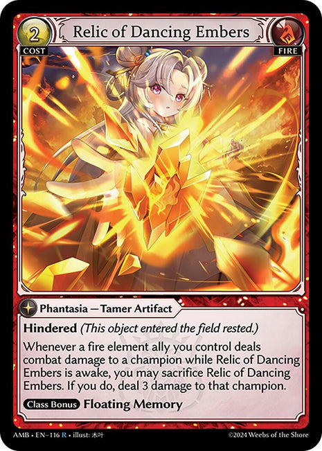 Relic of Dancing Embers [AMB1E - 116]