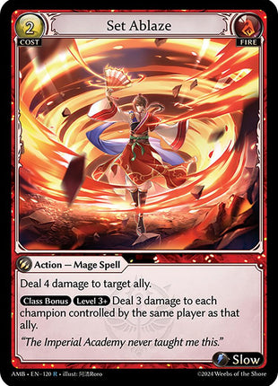 Set Ablaze [AMB1E - 120]