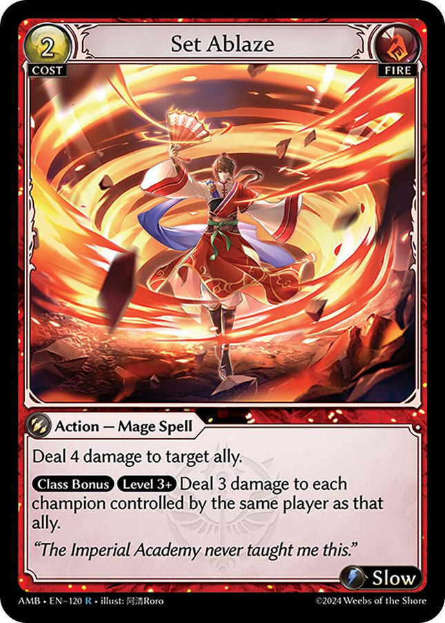 Set Ablaze [AMB1E - 120]