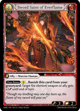 Sword Saint of Everflame [AMB1E - 122]