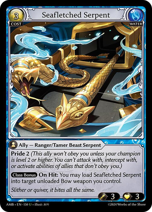 (FOIL) Seafletched Serpent - Mortal Ambition (AMB1E)