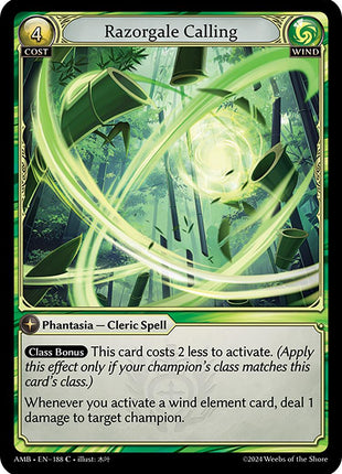 Razorgale Calling [AMB1E - 188]