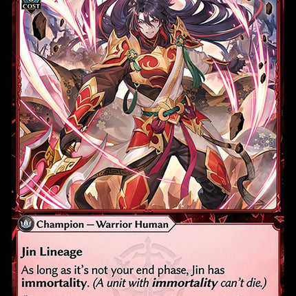 Jin, Undying Resolve