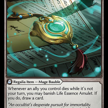 Life Essence Amulet