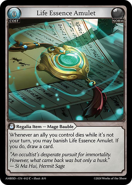 Life Essence Amulet