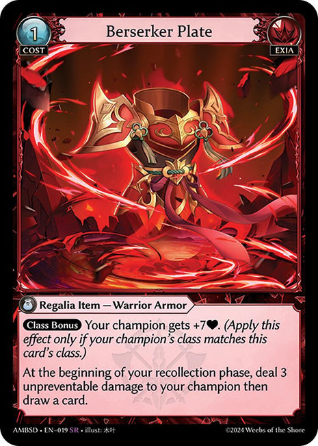 Berserker Plate [AMBSD - 019]