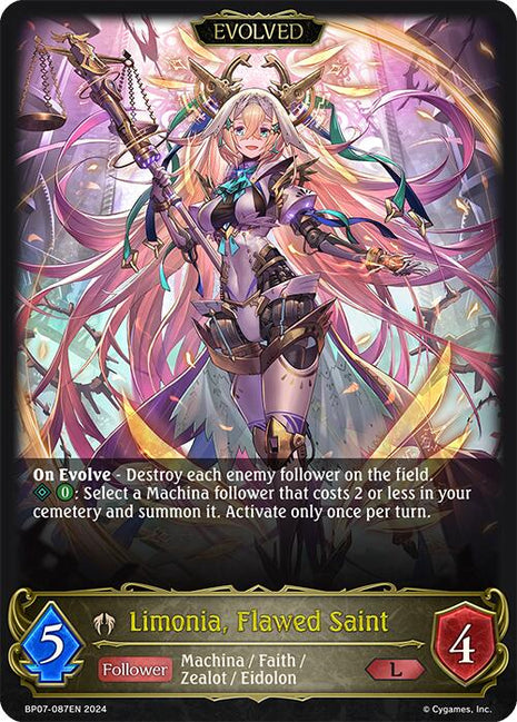Limonia, Flawed Saint (Evolved) [BP07 - BP07-087EN]