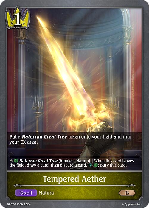 Tempered Aether - P10EN (Foil) [BP07 - BP07-P10EN]