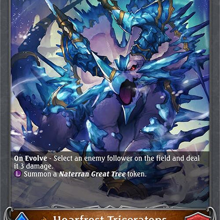 Hoarfrost Triceratops (Evolved) - P18EN (Foil) [BP07 - BP07-P18EN]