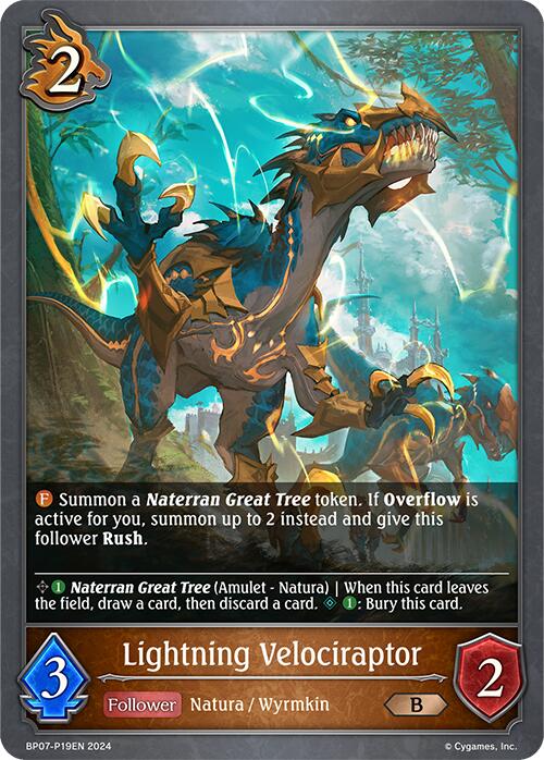 Lightning Velociraptor - P19EN (Foil) [BP07 - BP07-P19EN]