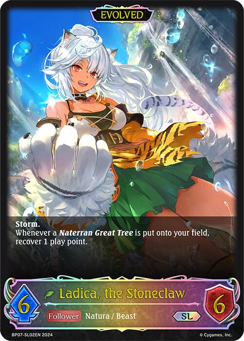Ladica, the Stoneclaw (Evolved) (SL) [BP07 - BP07-SL02EN]