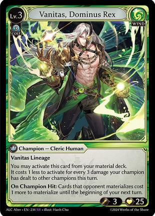 Vanitas, Dominus Rex [ALC Alter - 234]