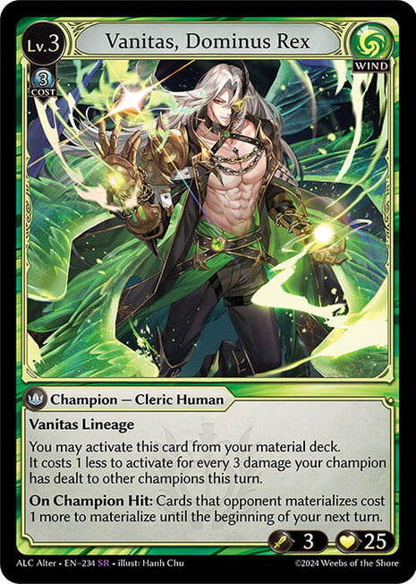 Vanitas, Dominus Rex [ALC Alter - 234]