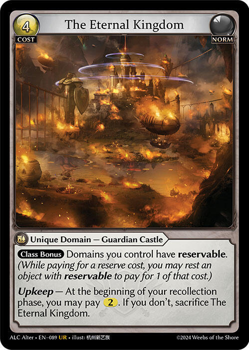 The Eternal Kingdom - Alchemical Revolution Alter Edition (ALC Alter)