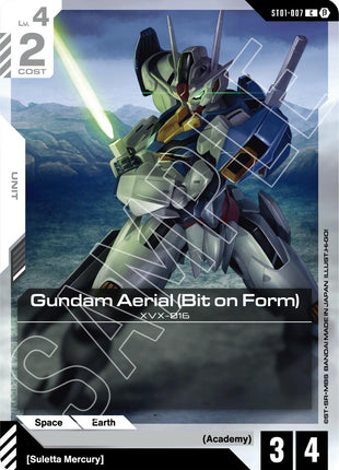 Gundam Aerial (Bit on Form) [GD01_b - ST01-007]