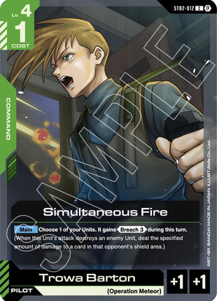 Simultaneous Fire [GD01_b - ST02-012]