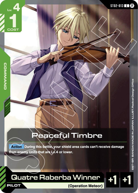 Peaceful Timbre [GD01_b - ST02-013]