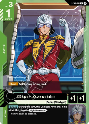 Char Aznable [GD01_b - ST03-011]