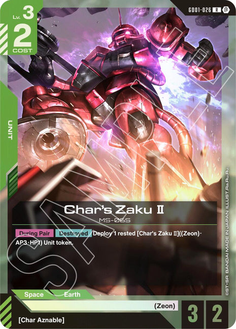 Char's Zaku II [GD01_b - GD01-026]